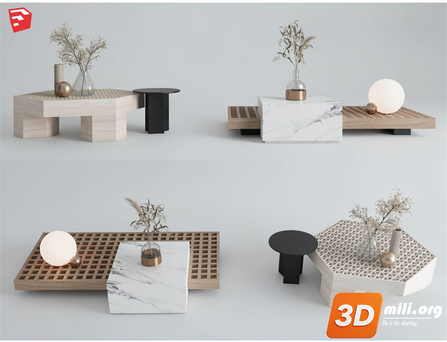 Tea Table Skp Files 